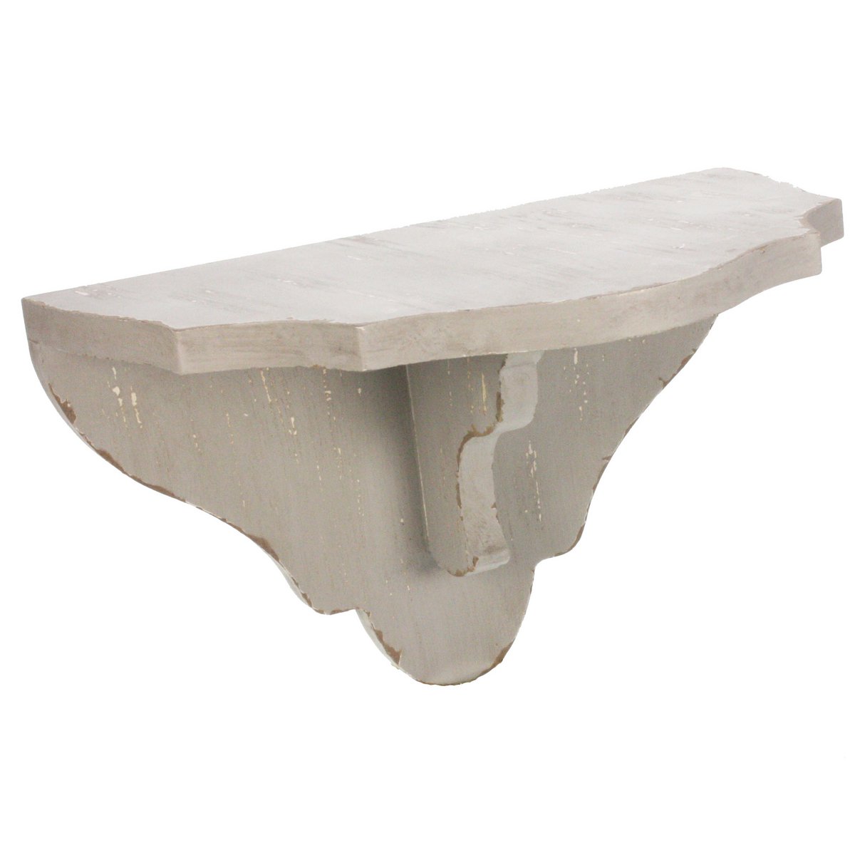 Konsole Holz grau