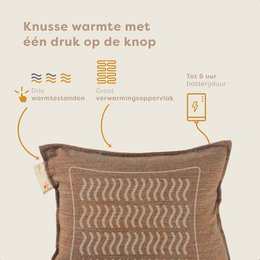 Pleafs® Warmtekussen Boho 45x60cm Spiced Cider