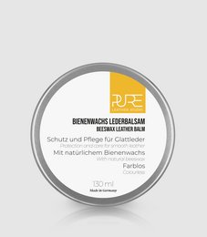 Beeswax leather balm, 130 ML, all-purpose cleaner, natural ingredients, protects and conditions leather.