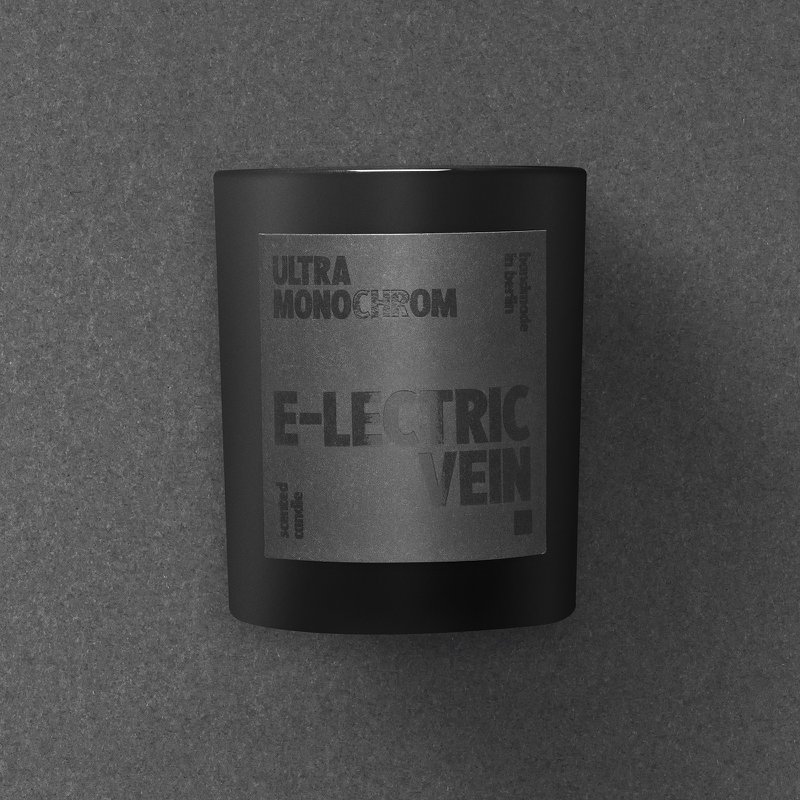Scented candle E-lectric Vein, small