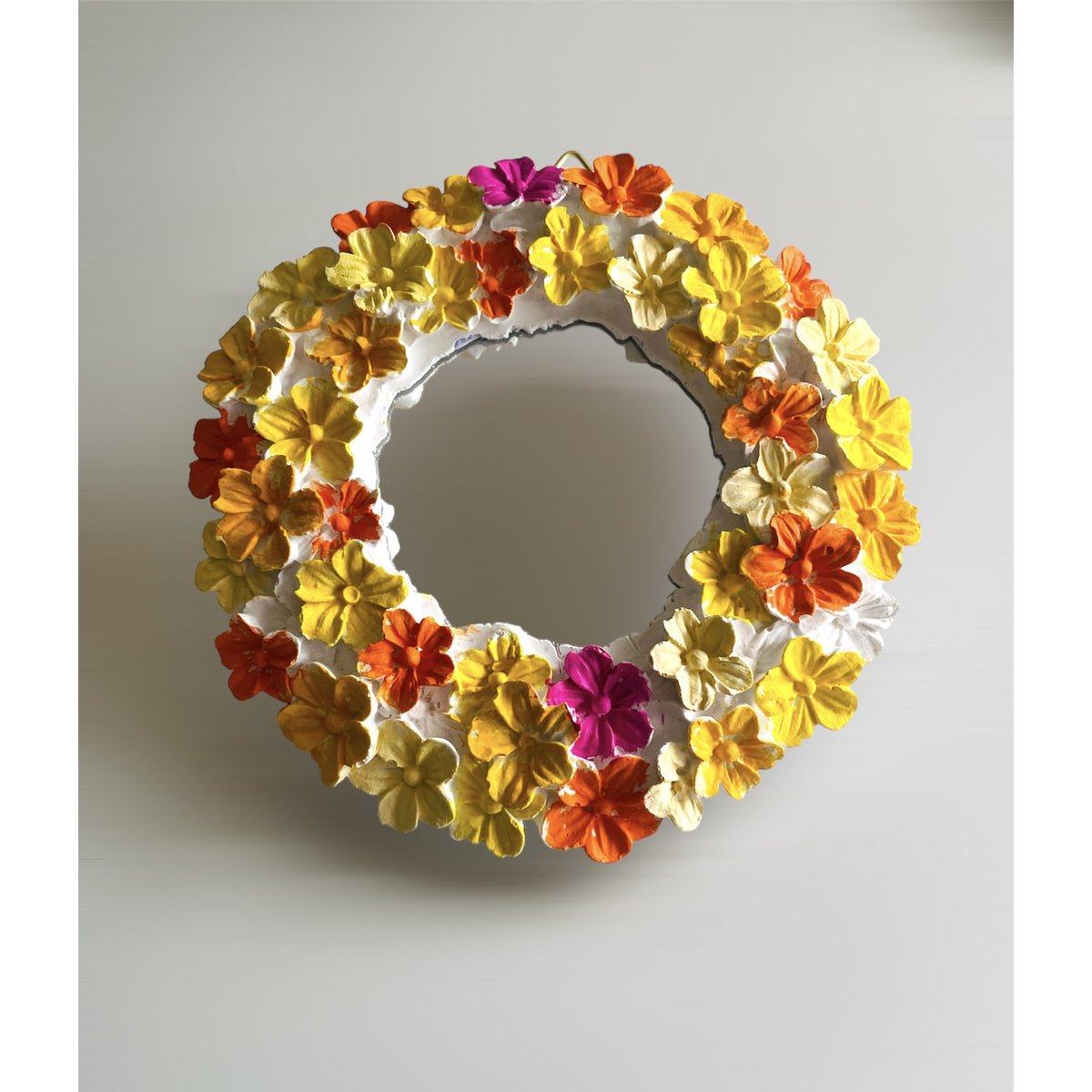 Exclusive ! Floral Wreath / Photo frame / Door Decor / Mirror