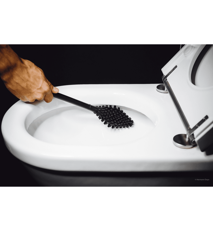 bbb La Brosse WC Bio-sourcées Et Recyclées Gris Souris