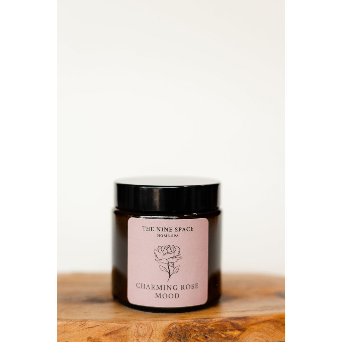 Vela de humor CHARMING ROSE - Mini vidrio marrón