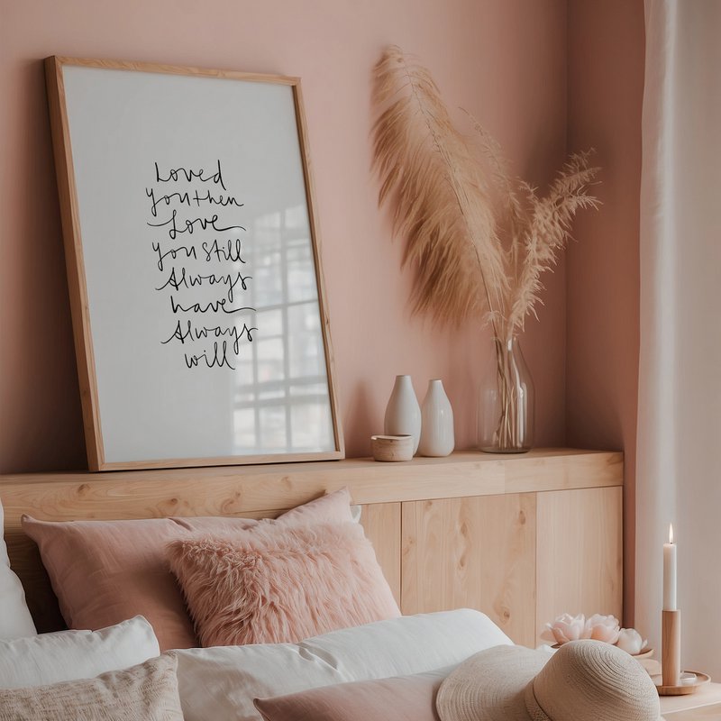 Poster: Loved you then, love you still, always have, always will