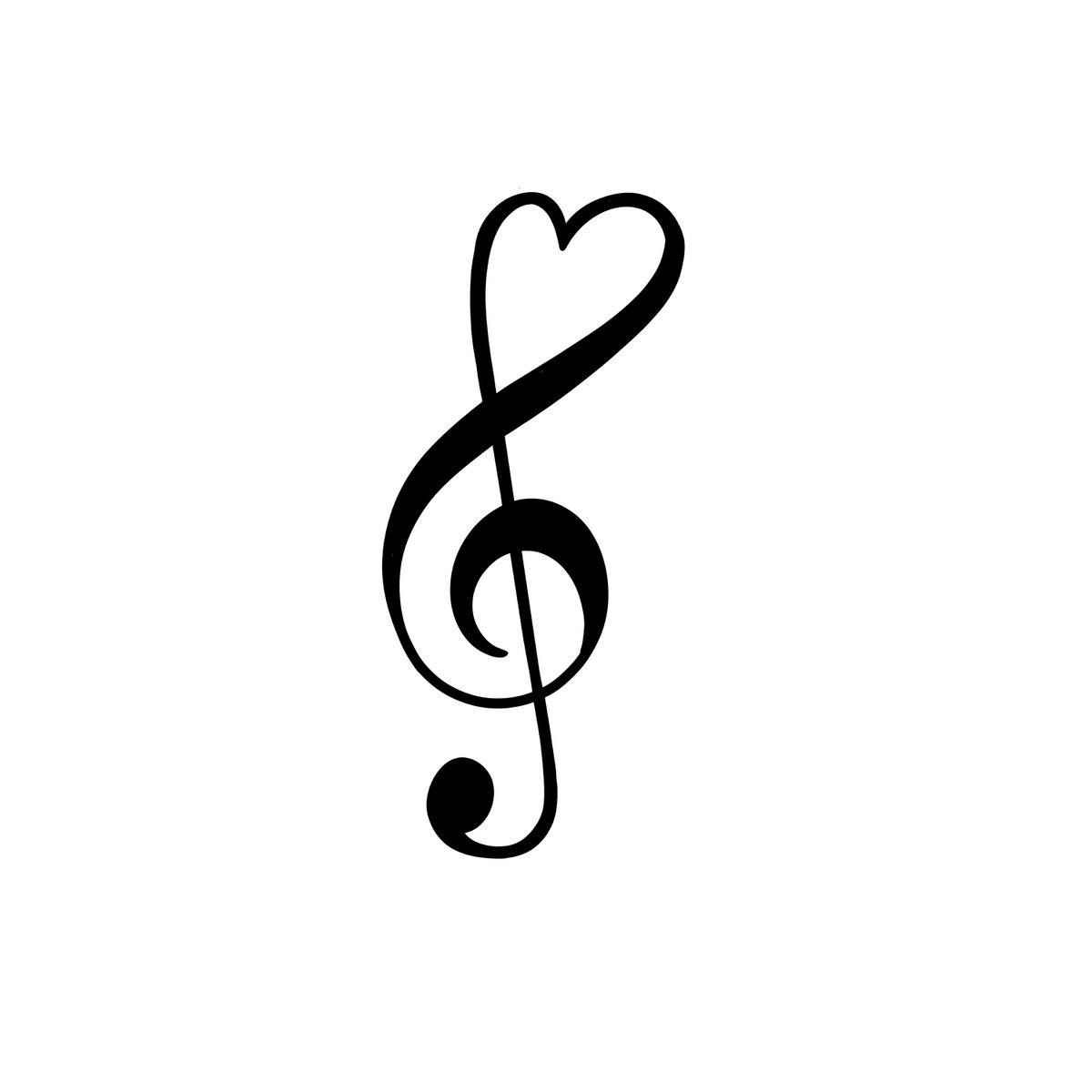 Tijdelijke tattoo: de muzieknoot