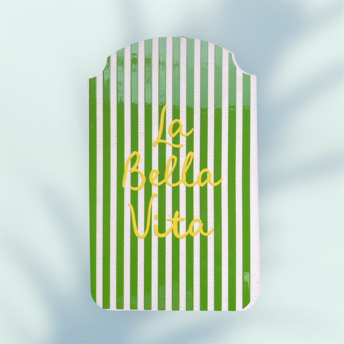 Houten wenskaarten: Dolce Vita