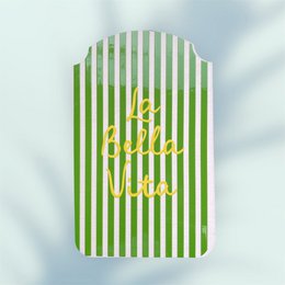 Træ lykønskningskort: Dolce Vita
