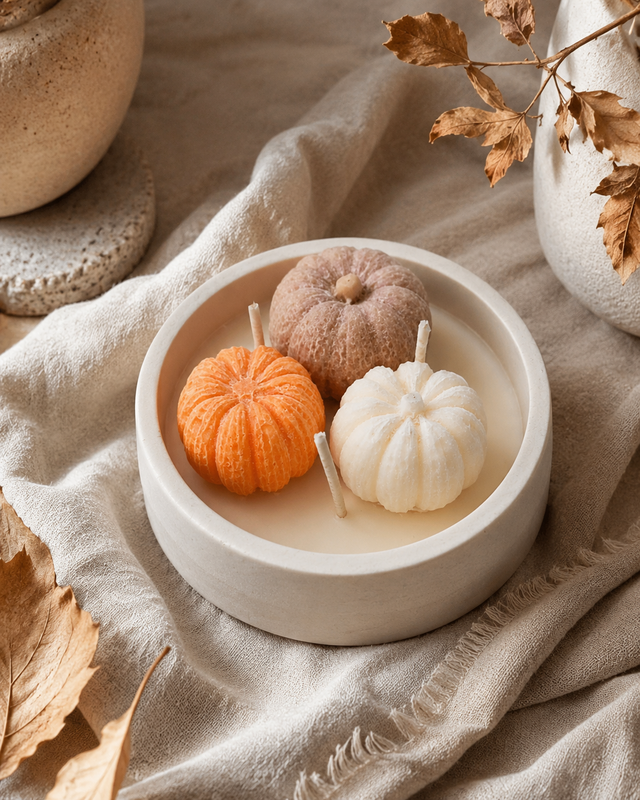 Pumpkin Bowl Geurkaars - Koolzaadwas