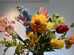 Silkeblomster med vase:YF-1844 størrelse:11*44 Høj