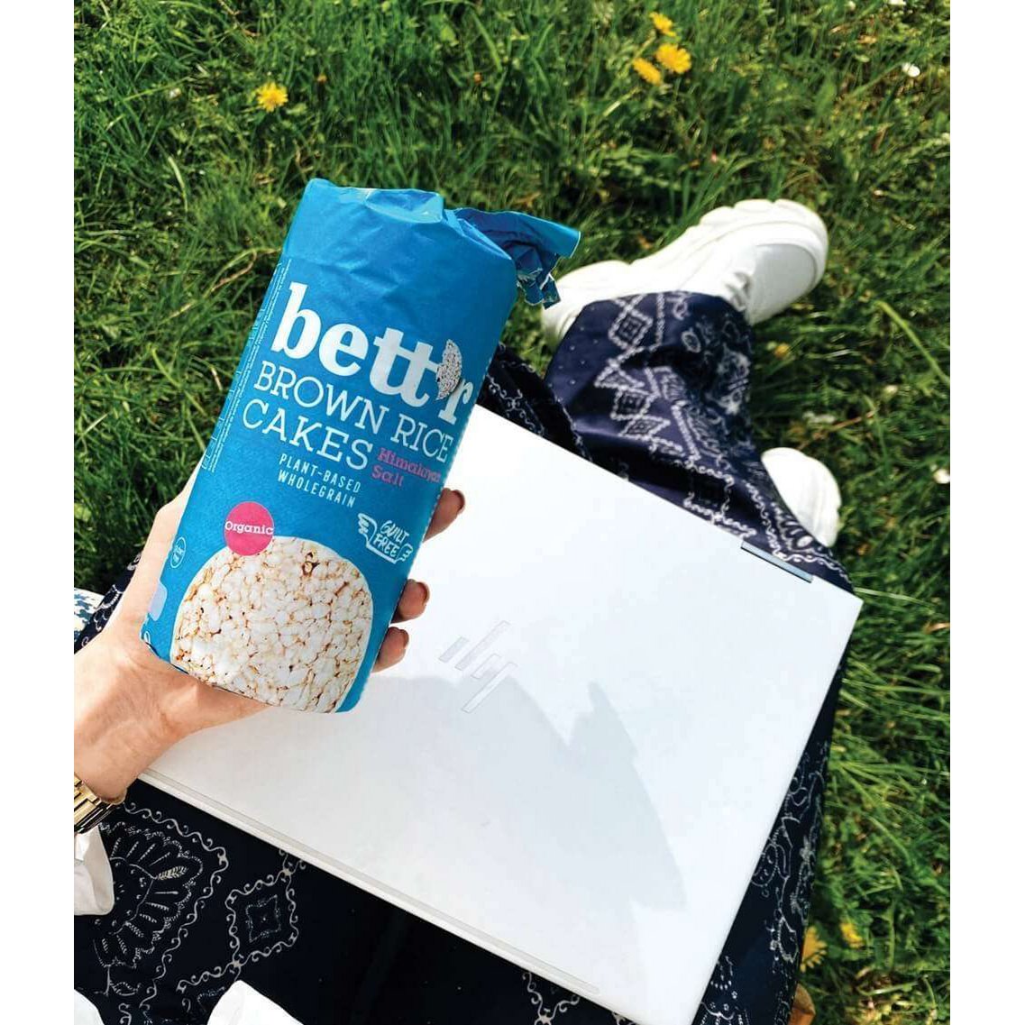 Brown Rice Cakes Himalayan Salt, organic, Bett'r, 120g