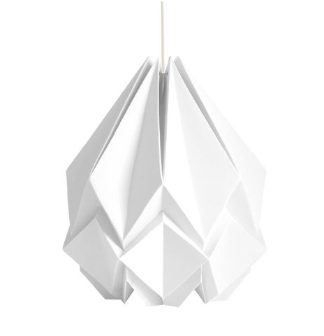 Origami Plain Color Paper Pendant - Size M
