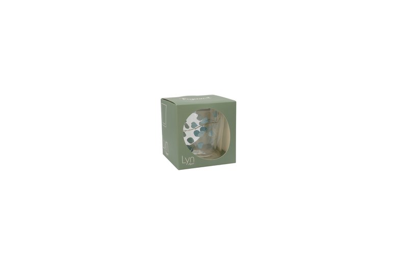 Eigenart Lyn "Eucalyptus" double walled glass, 0.25L, giftbox