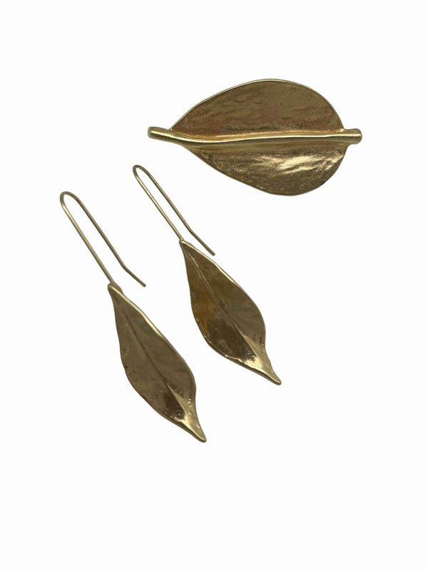 Boche- en bladhellingen met goud -plated haak