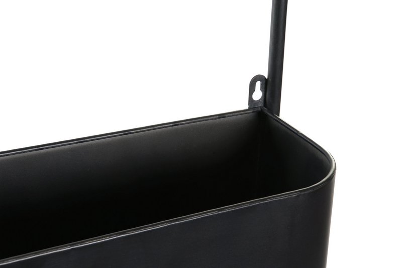 APPENDINO IN METALLO 60X14X41,5 NERO ES182037