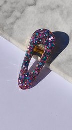 ⋒ Harpiks hårklippakke - Glitter sommerfugl (8 varer) ⋒