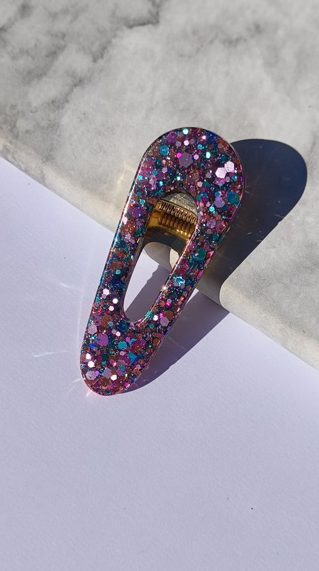 ⋒ Harpiks hårklippakke - Glitter sommerfugl (8 varer) ⋒