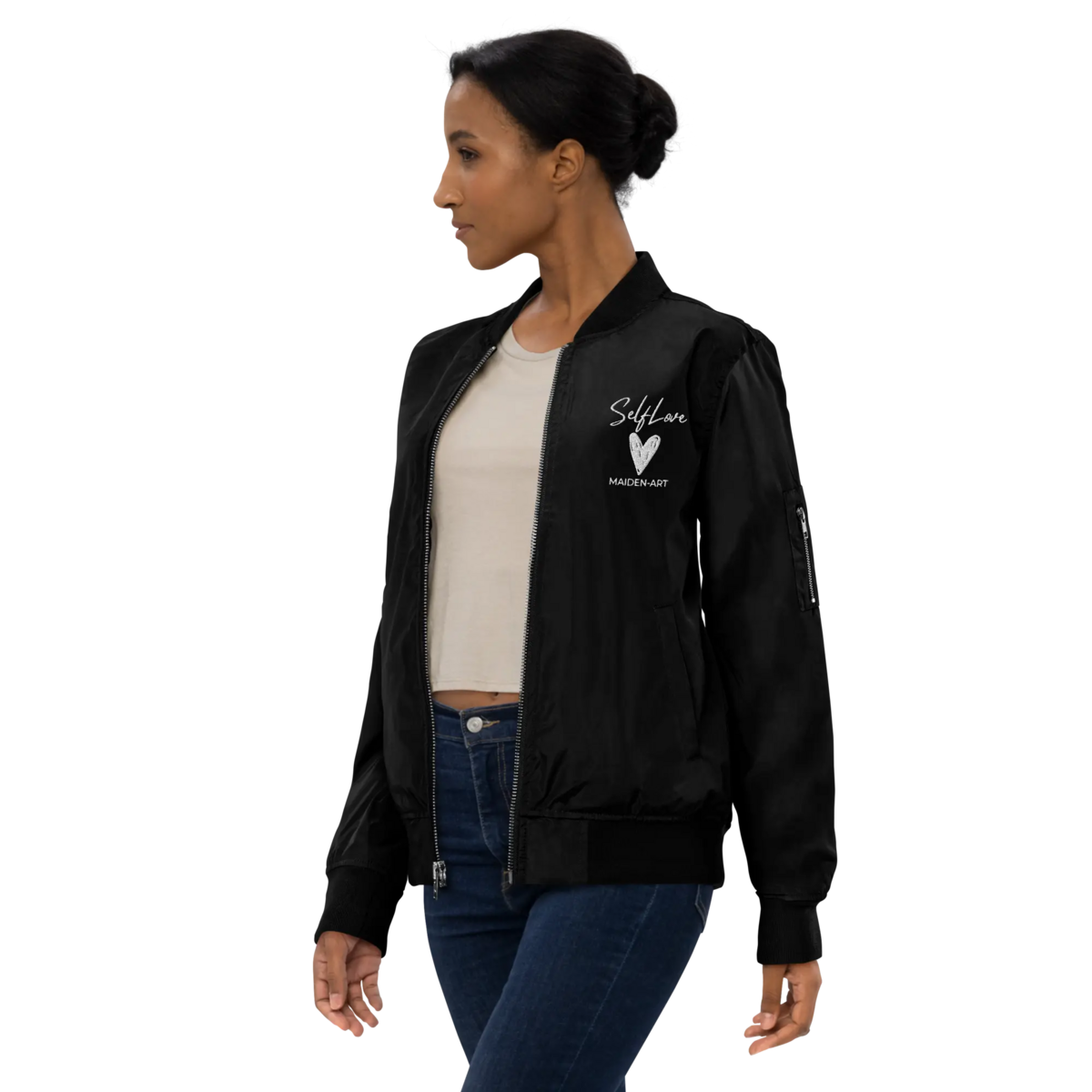 Premium bomber jacket Self Love Premium recycled bomber jacket