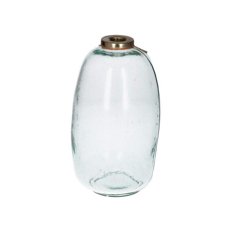 Vase/ lysestage Høj genanvendt glas Happy Booby