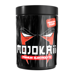 Premium electrolyte powder with peach flavor, 400g, 40 servings
