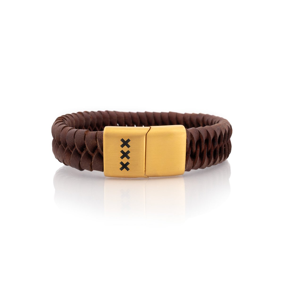 Bracciale in pelle marrone | La diga