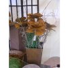 Edelrost Gartendeko Blume | Vintage Deko Metall Blumenstecker
