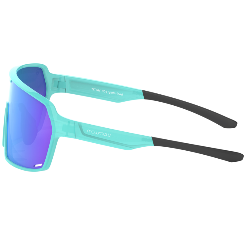 Titan - Cornice opaca trans orchidea | lente revo azzurra