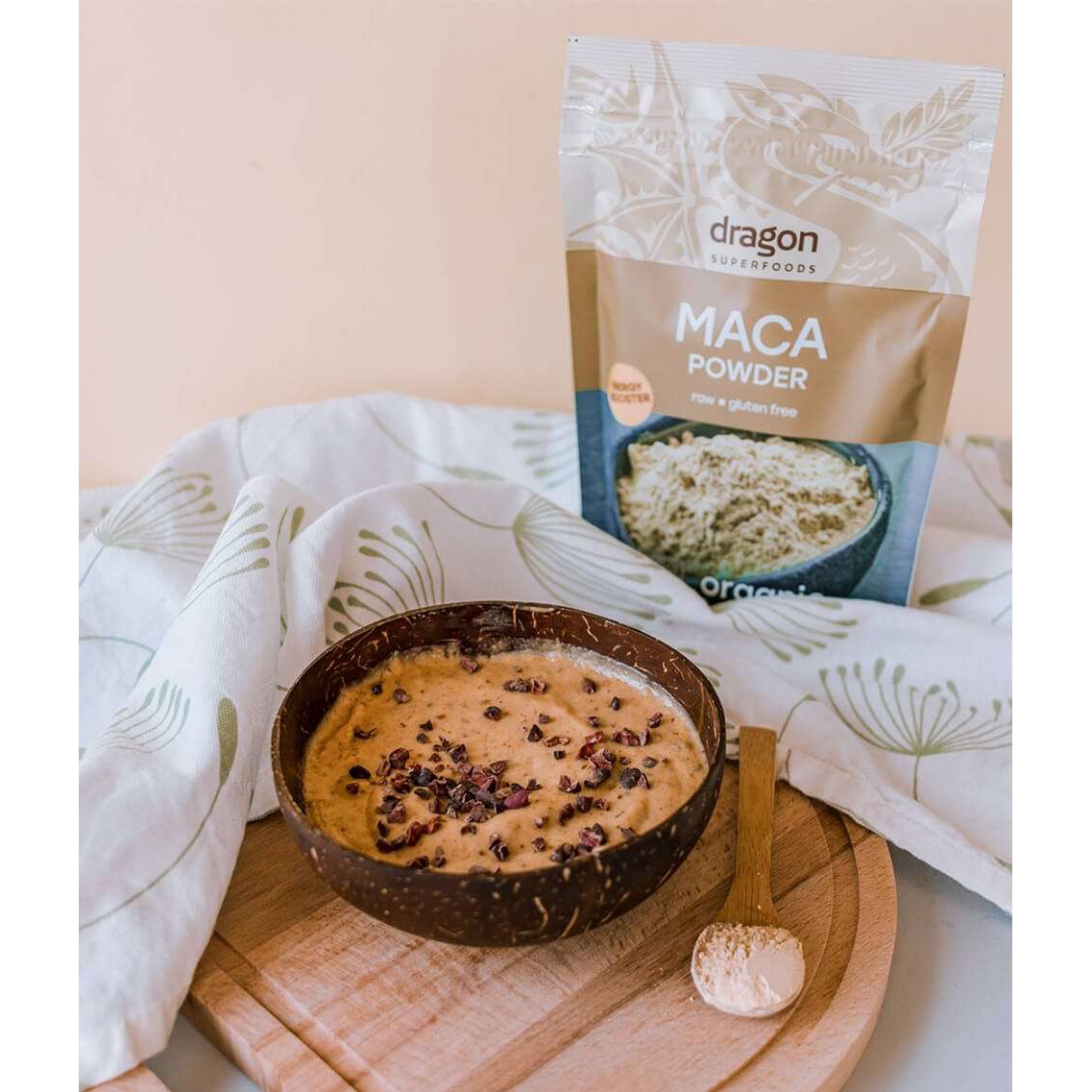 Maca powder, organic, Dragon Superfoods, 200g
