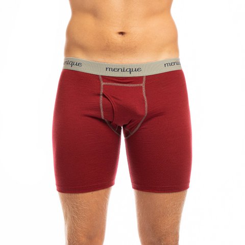 Heren Boxershort Merino 160 Royal Cherry