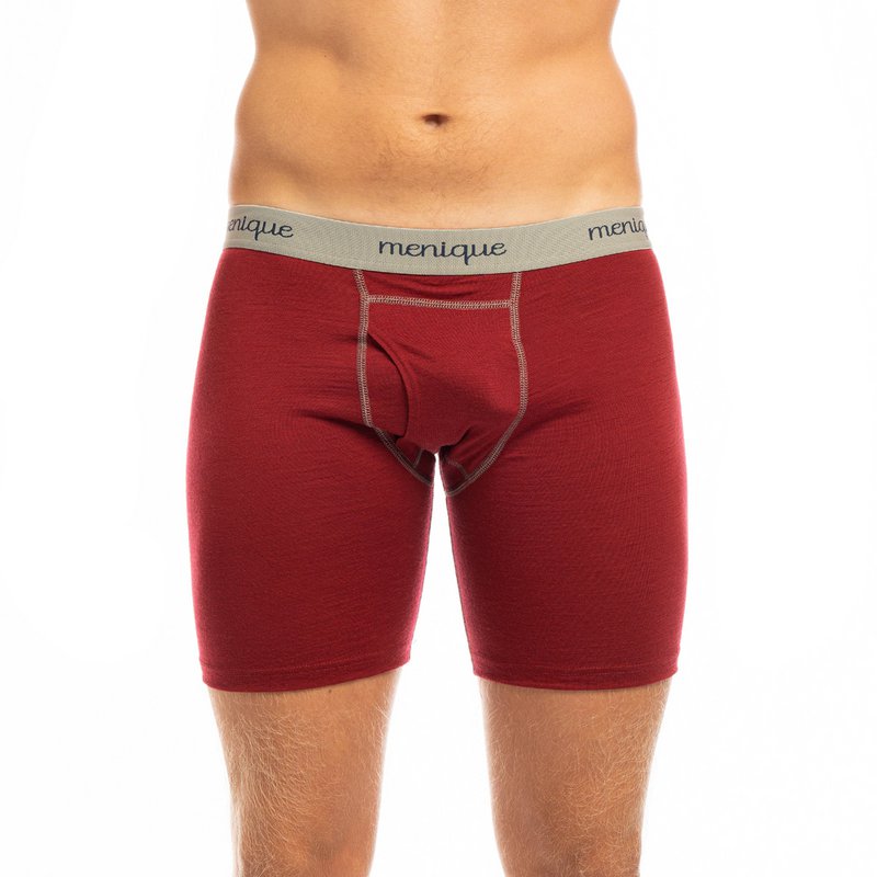 Herre Merino 160 boxershorts Royal Cherry