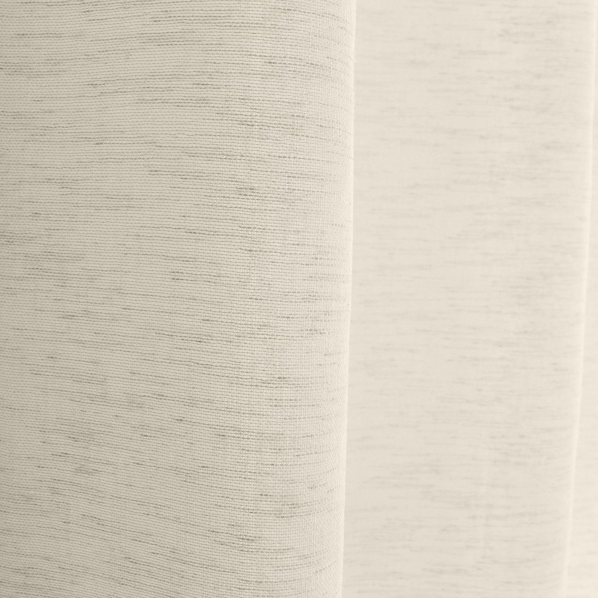 Transparenter Ösenvorhang, 140 x 240 cm, Leineneffekt, Maya-Kollektion