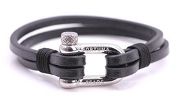 Nautical L1 Black Leather