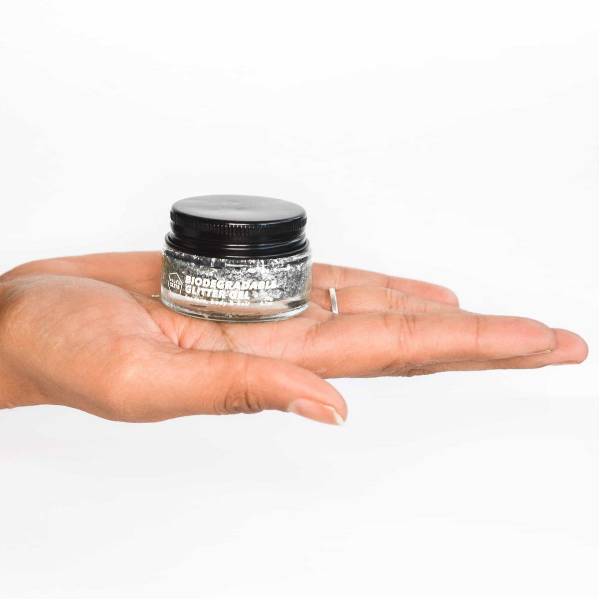 Glitzergel: Silber