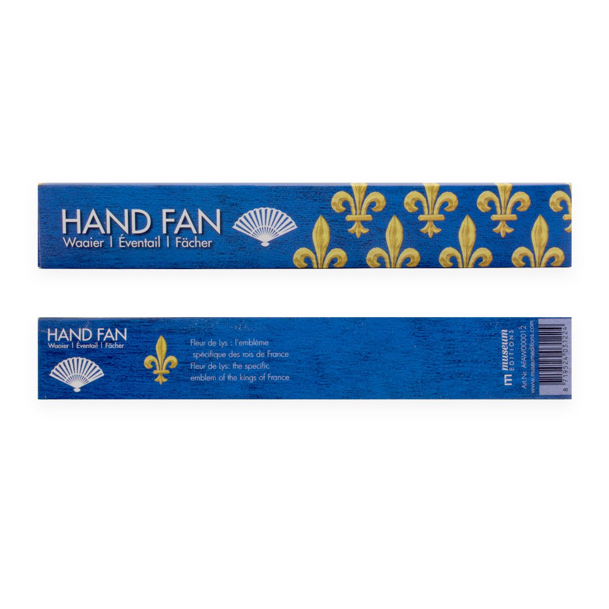 Hand Fan ,  Fleur de Lys