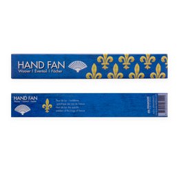 Hand Fan ,  Fleur de Lys