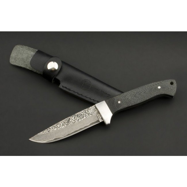 IZUMI ICHIAGO Tsuchime 100, damask hunting knife