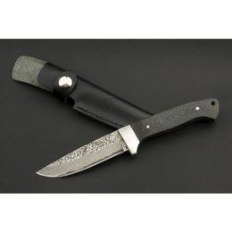 IZUMI ICHIAGO Tsuchime 100, couteau de chasse damassé
