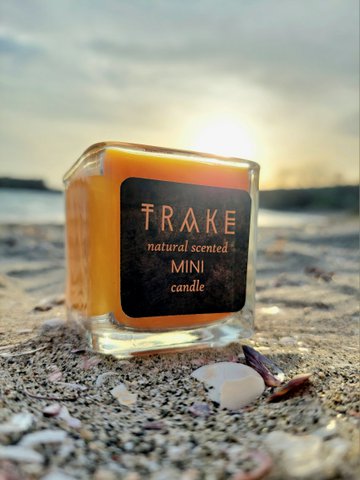 Mandarine und Sandelholz, süße, fruchtige Aromakerze | SAISONALE MINI-EDITION