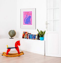 Born to be wild | Illustration poster art print