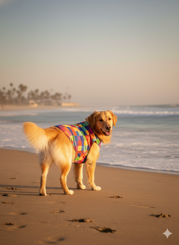 Colorbox Dog Jacket Set - Big Breed Sizes 6-9 (4 Pcs)