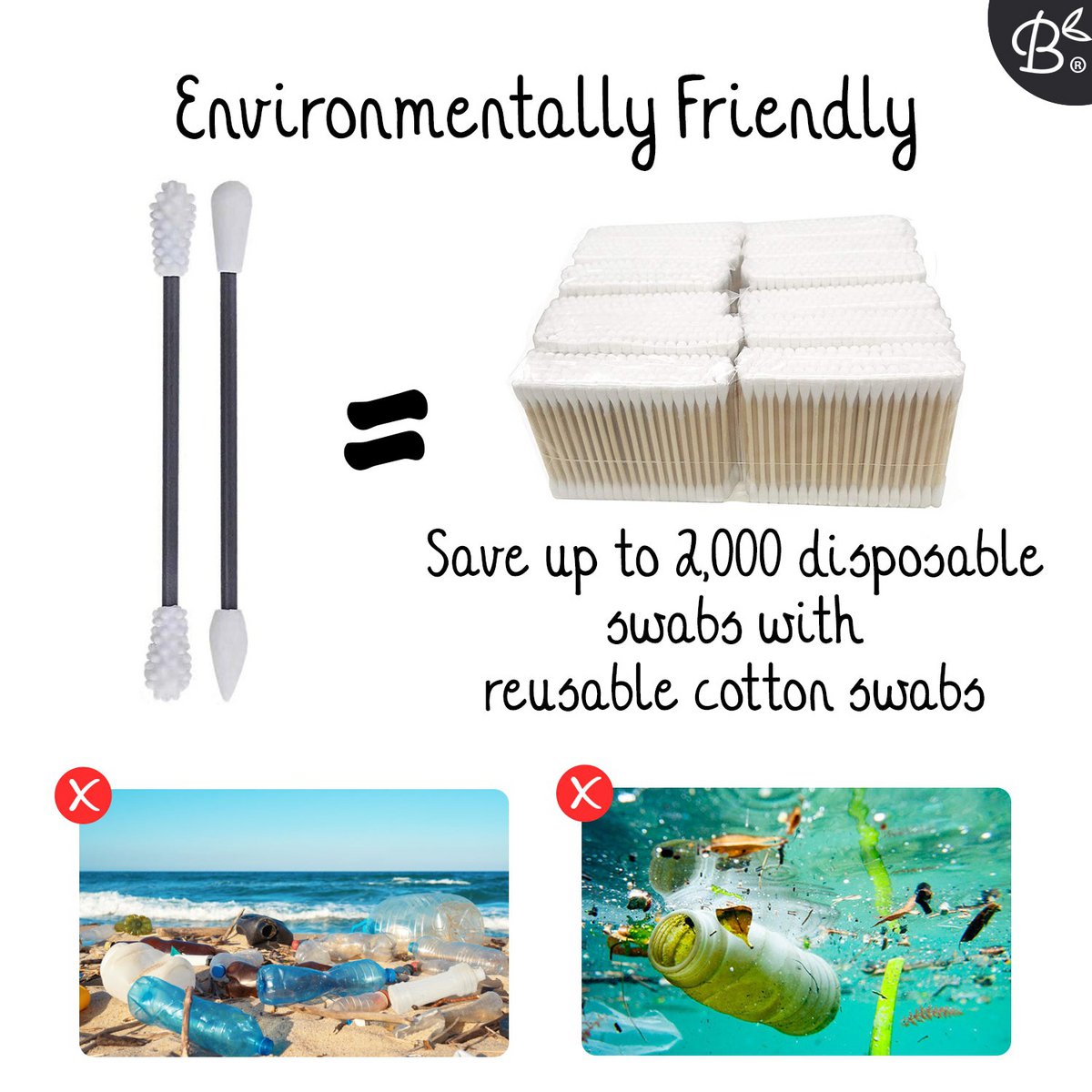 Reusable Swabs 2-Pack /Set of 2