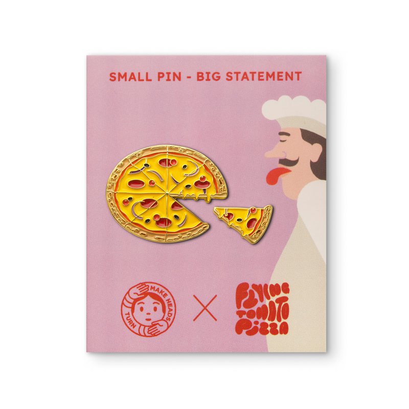 PIN Enamel „Pizza”