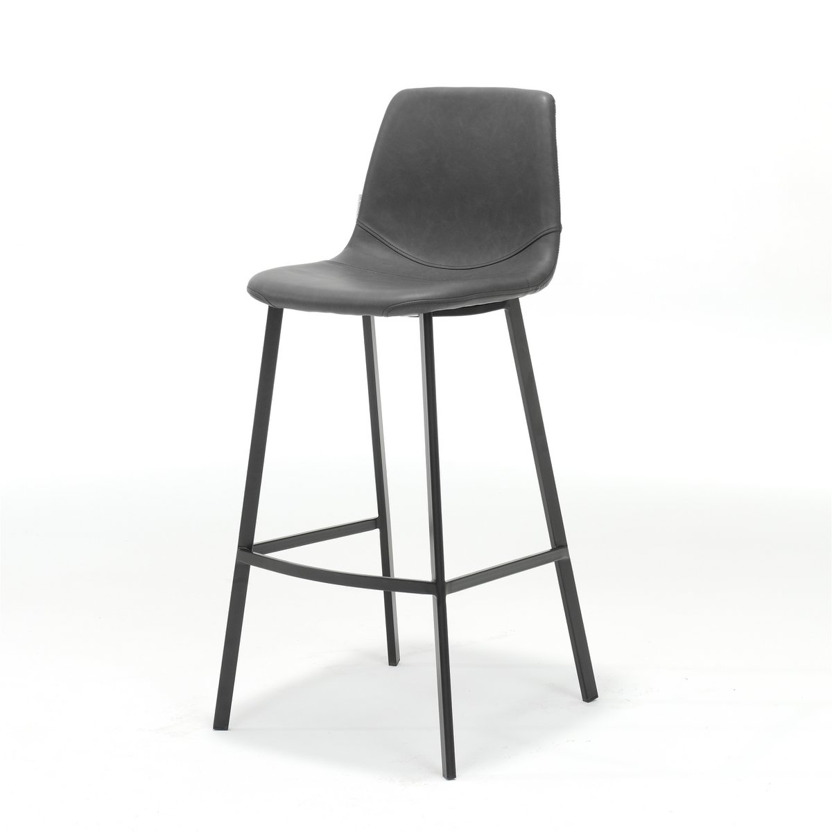 Barstool bari tela negra vintage negro