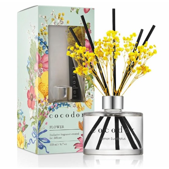 Cocodor Flower diffuser_ GARDEN LAVENDER_120ml & 200ml_PURPLE flowers