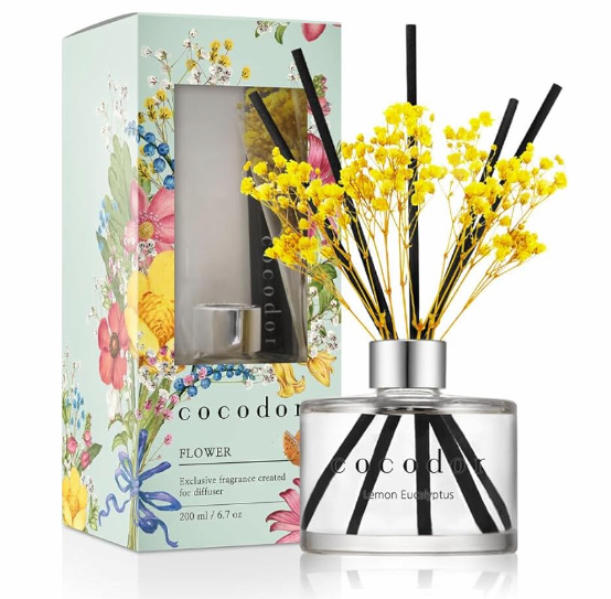Cocodor Flower diffuser_ GARDEN LAVENDER_120ml & 200ml_PURPLE flowers