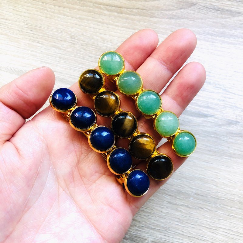 Estelle natural stone barrette