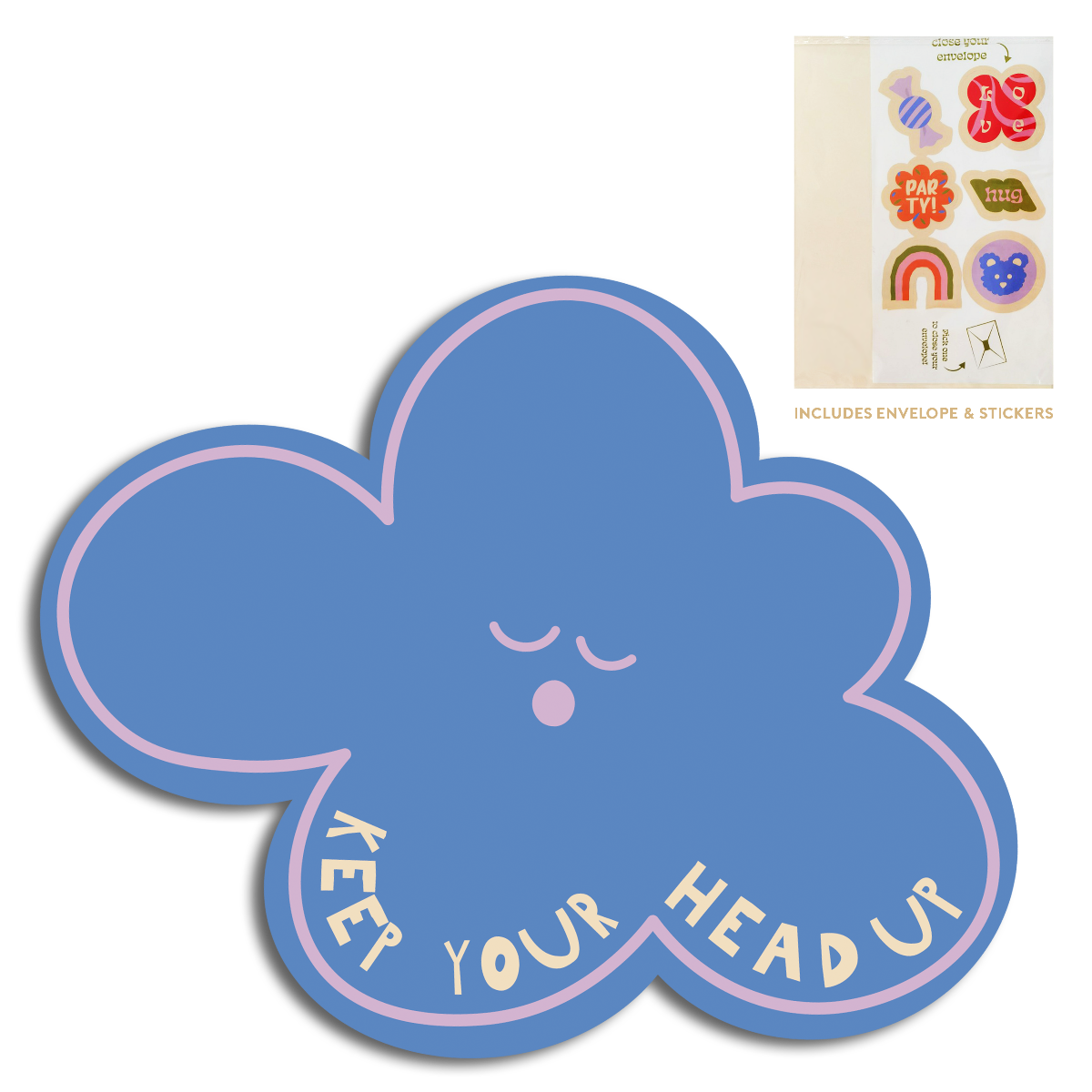 Cut-Out Cards - keep your head up