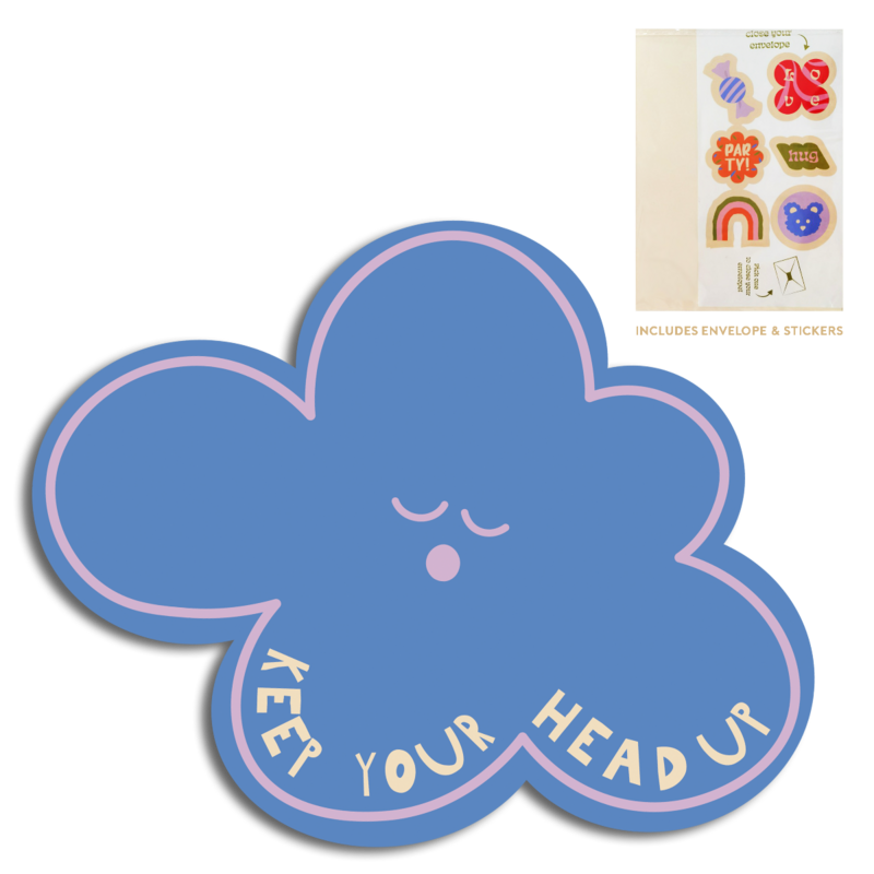 Cut-Out Cards - keep your head up