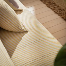 Tagesdecke GOFIS HOME Lined Sun yellow 390/ 10