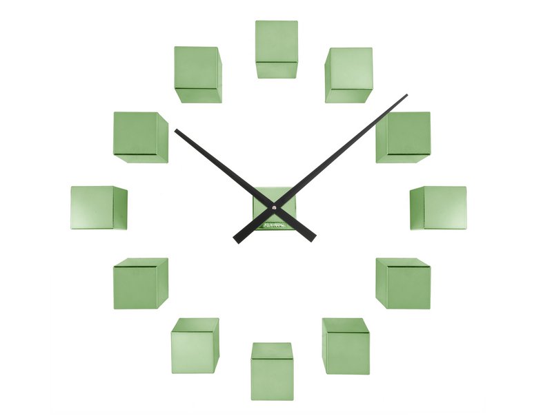 Reloj de pared DIY Cubic Metálico