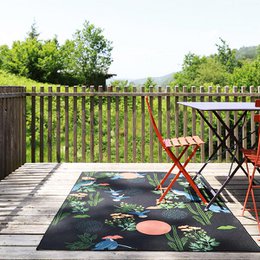 Tapis design oiseaux udendørs BLOOM M